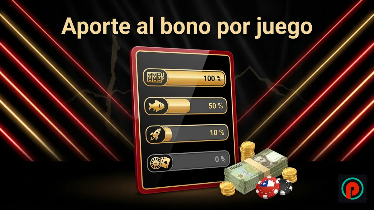 Escalera del aporte al rollover: video slots 100 %, Jili y Tada 50 %, crash 10 %, mesas y en vivo 0 %