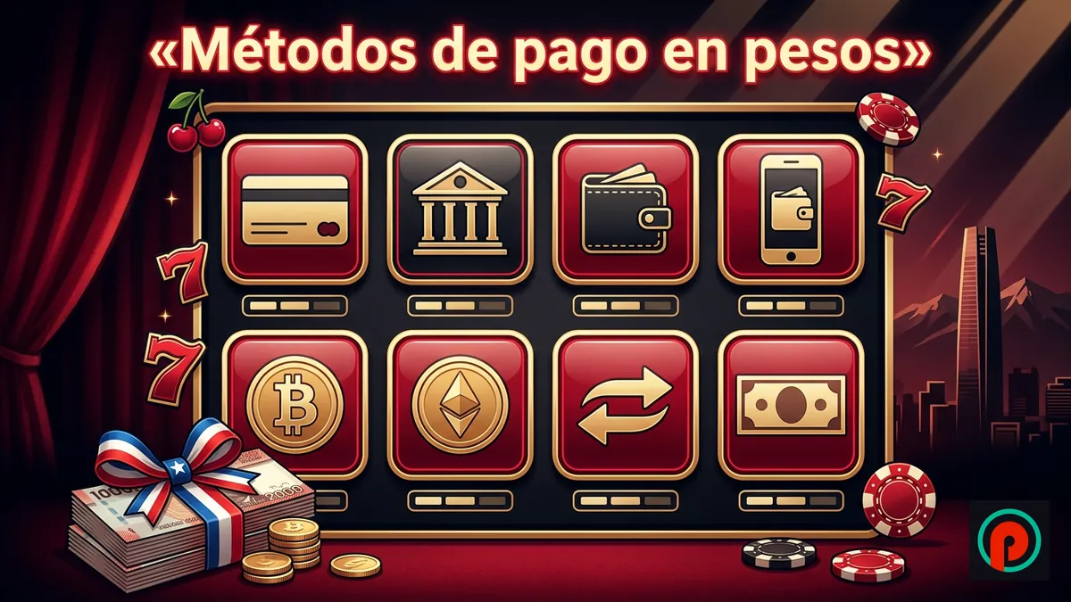 Métodos de depósito en Pin-Up Chile: tarjetas, bancos, billeteras y cripto en una cuadrícula con pesos