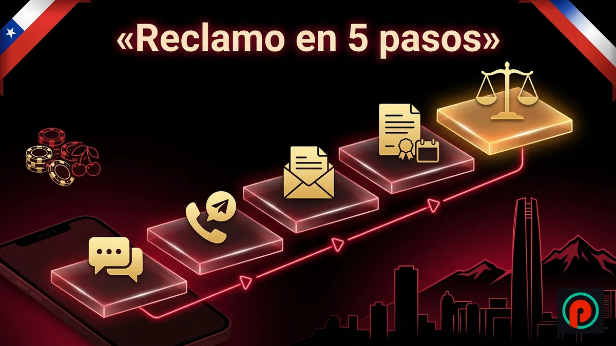 Escalera de reclamo en cinco pasos: chat, teléfono o Telegram, correo con formulario, queja formal y arbitraje