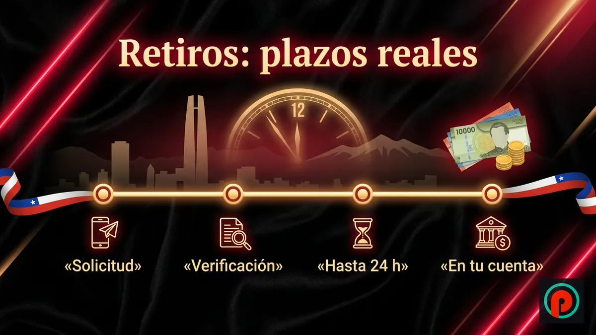 Línea de tiempo de un retiro en Chile: solicitud, verificación, hasta 24 horas y dinero en tu cuenta